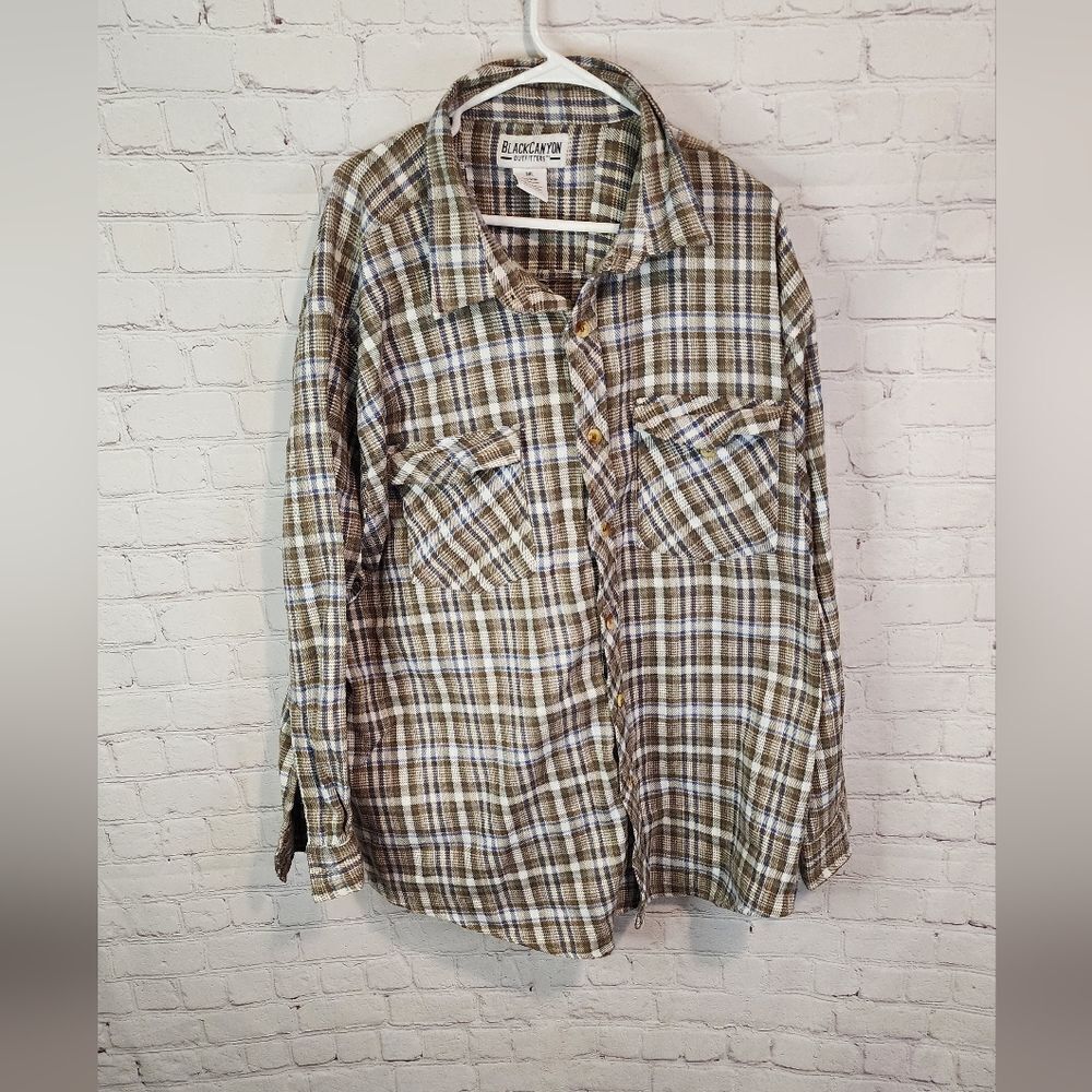 Men's Black Canyon longsleeve button-down shirt, size 3XL